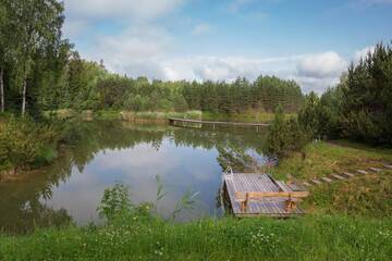 Фото номера Трехместный номер с видом на озеро Загородные дома Dzeni г. Аматциемс 37